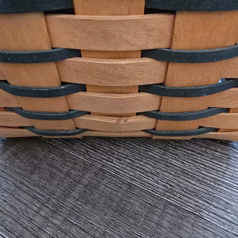 LONGABERGER SMALL RECIPE BASKET 2000 Lid Protector Woven Traditions